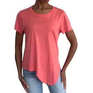 SOCIAL STANDARD BY SANCTUARY PEACHY ORANGE SHORT SLEEVE T-SHIRT